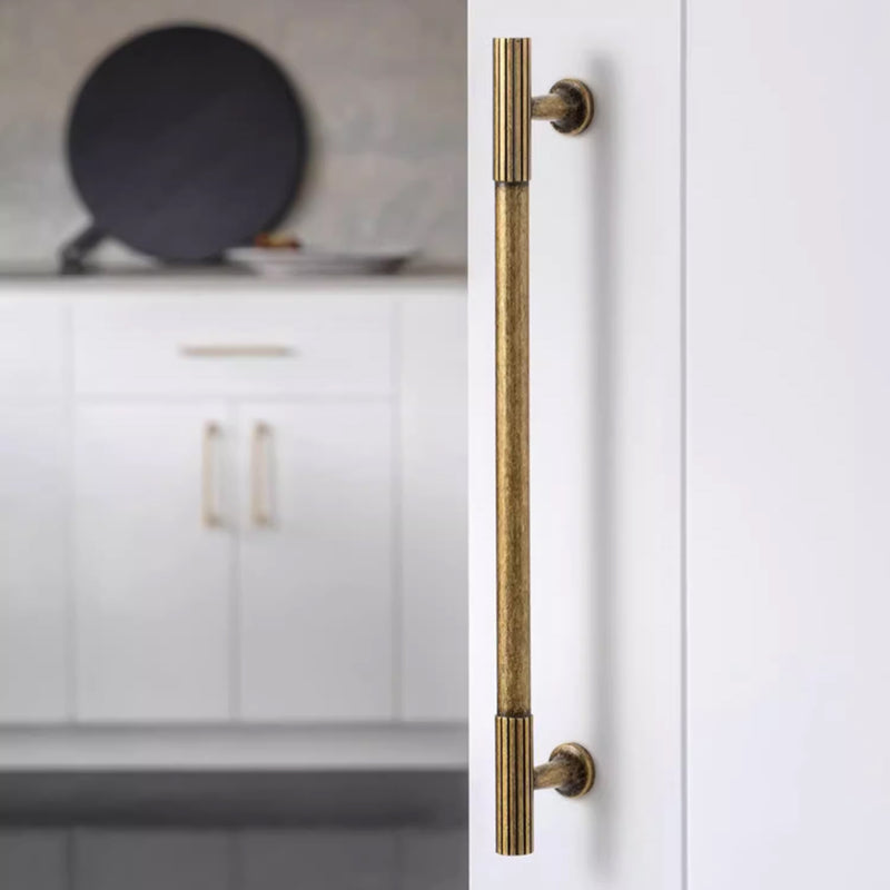 Antique Brass Cabinet Bar Pulls Vintage Drawer Handles